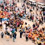 Shimizu, Japan - Locals Turn Out for Sail Away